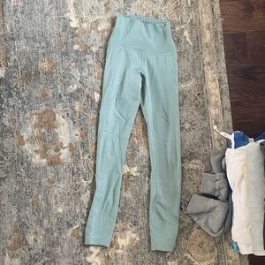 Lululemon Athletica Seafoam High-Waisted Leggings
